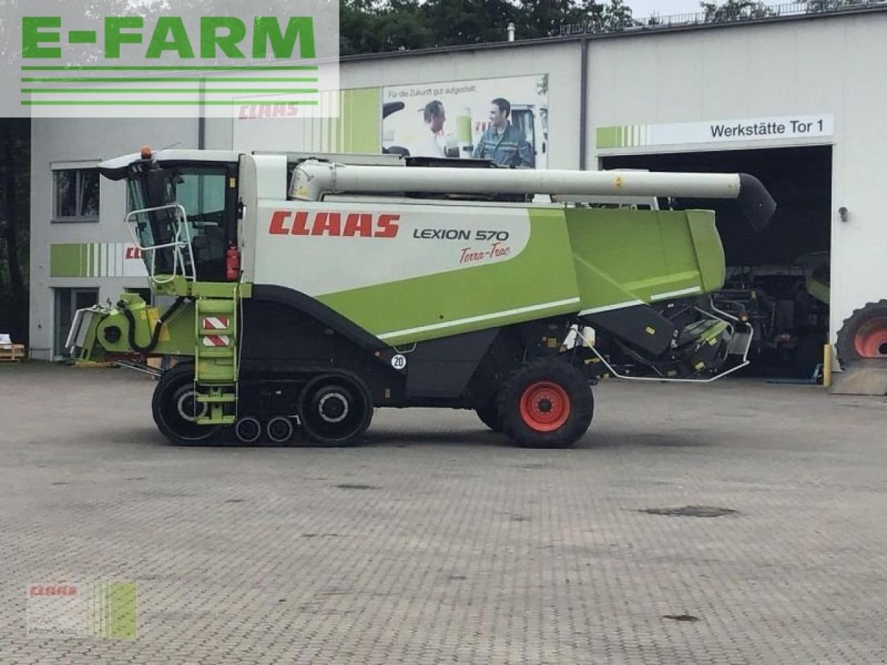 CLAAS lexion 570tt mit v750+tw - Moissonneuse-batteuse: photos 1 CLAAS lexion 570tt mit v750+tw - Moissonneuse-batteuse: photos 1