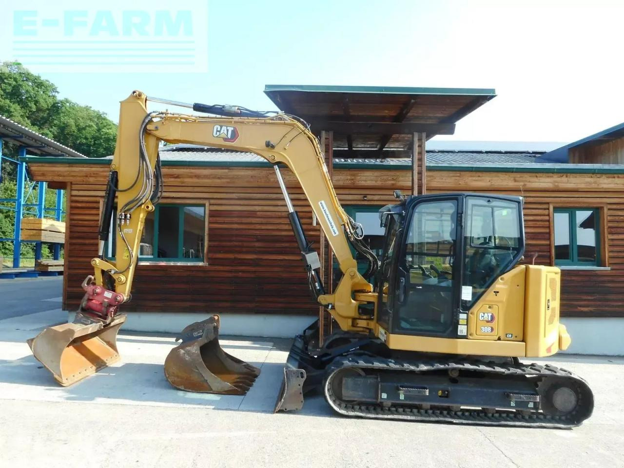 Caterpillar 308cr ( 9t ) powertilt + hydr. sw - Mini pelle: photos 1 Caterpillar 308cr ( 9t ) powertilt + hydr. sw - Mini pelle: photos 1