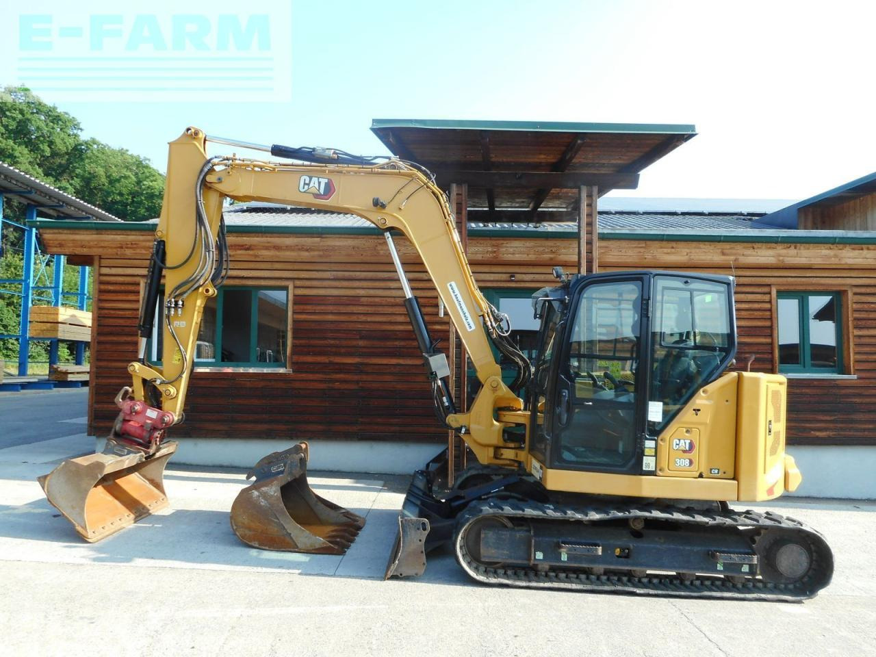 Caterpillar 308cr ( 9t ) powertilt + hydr. sw - Pelle sur chenille: photos 1 Caterpillar 308cr ( 9t ) powertilt + hydr. sw - Pelle sur chenille: photos 1