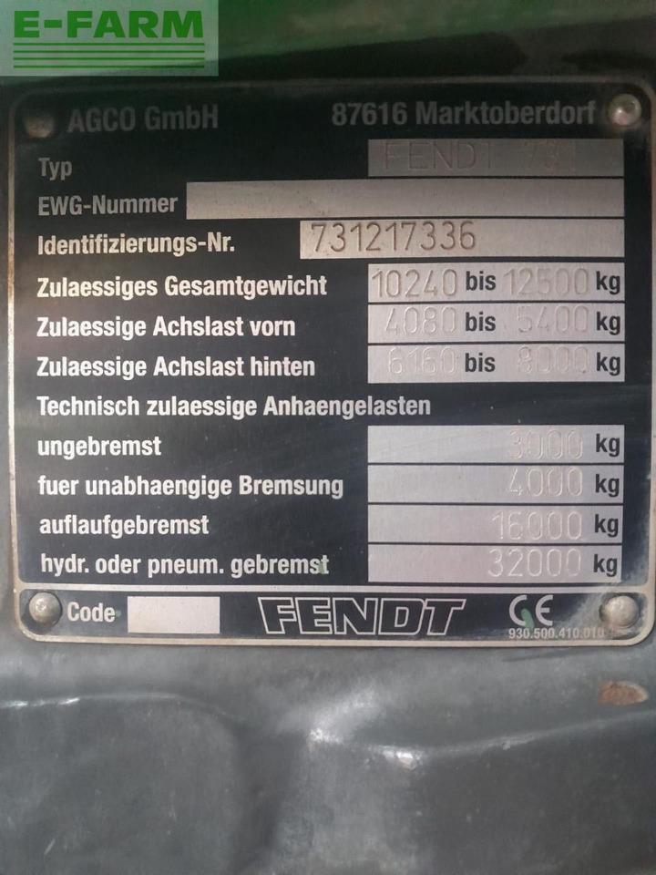 Fendt 820 Vario - Tracteur agricole: photos 3 Fendt 820 Vario - Tracteur agricole: photos 3