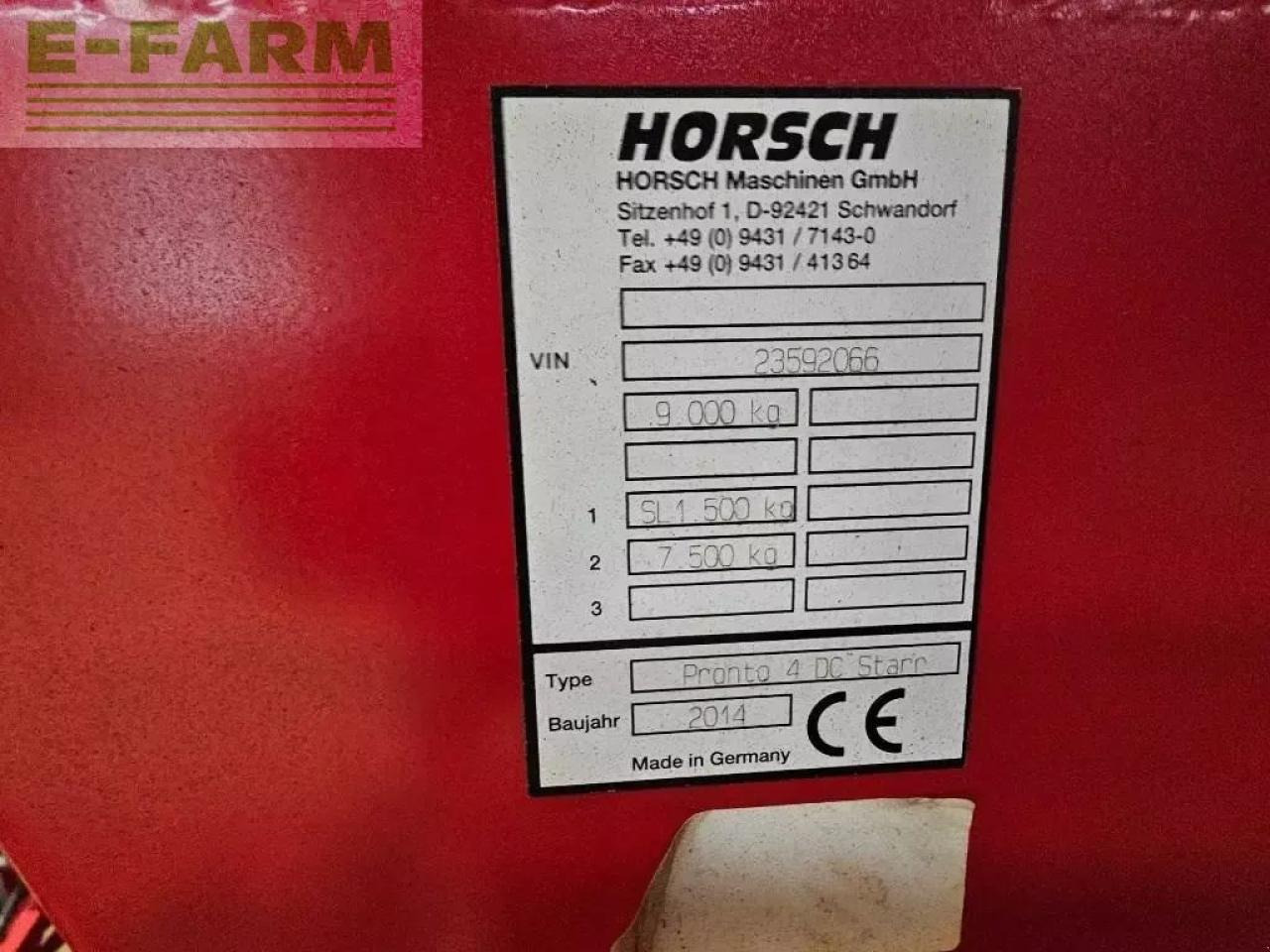 Horsch pronto 4 dc - Combiné de semis: photos 4 Horsch pronto 4 dc - Combiné de semis: photos 4