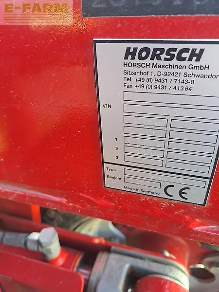 Semoir Horsch pronto 9dc: photos 9 Semoir Horsch pronto 9dc: photos 9