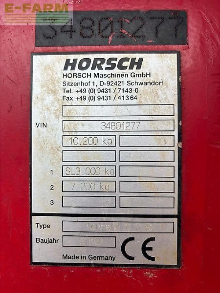 Horsch terrano 6.3 gx - Bineuse: photos 5 Horsch terrano 6.3 gx - Bineuse: photos 5