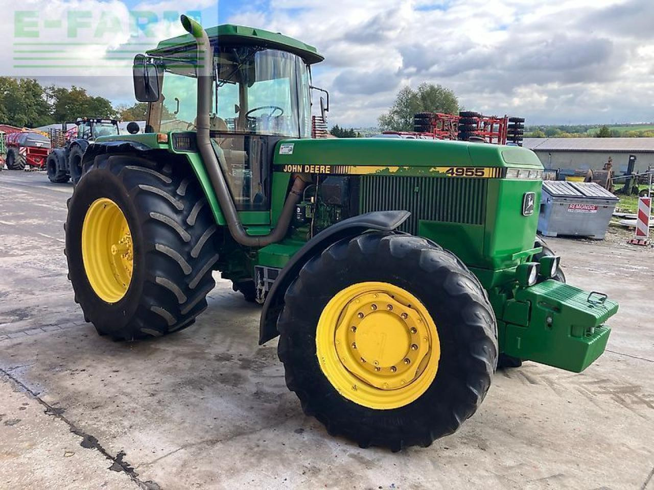 Tracteur agricole John Deere 4955: photos 8 Tracteur agricole John Deere 4955: photos 8