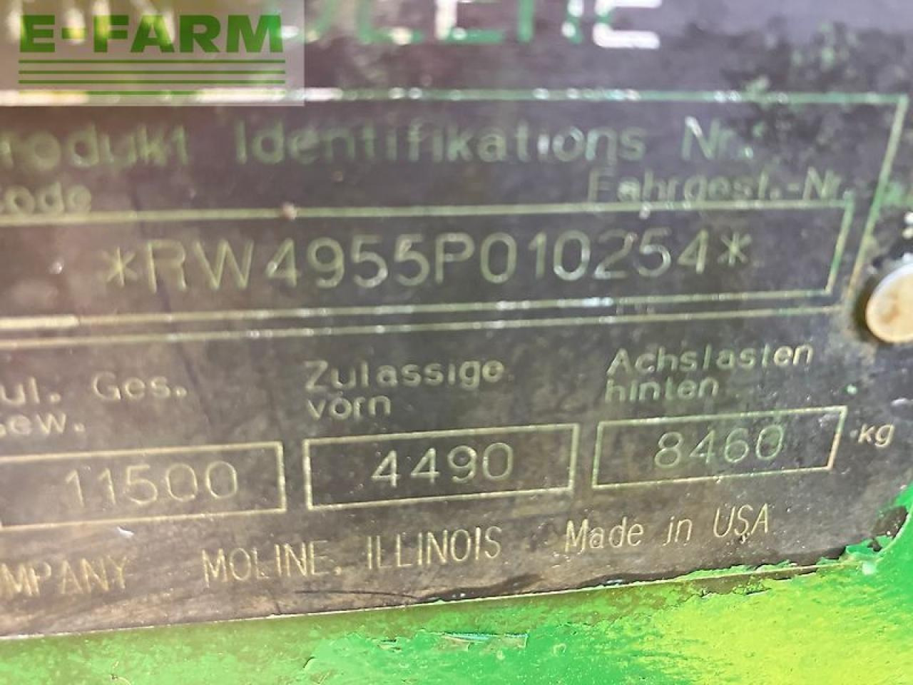 Tracteur agricole John Deere 4955: photos 24 Tracteur agricole John Deere 4955: photos 24
