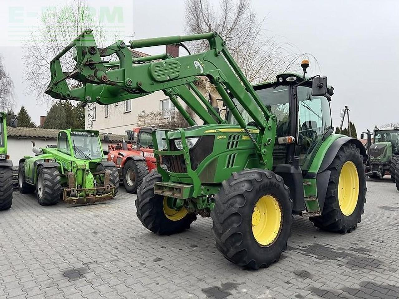 John Deere 6105r + jd h340 - Tracteur agricole: photos 1 John Deere 6105r + jd h340 - Tracteur agricole: photos 1