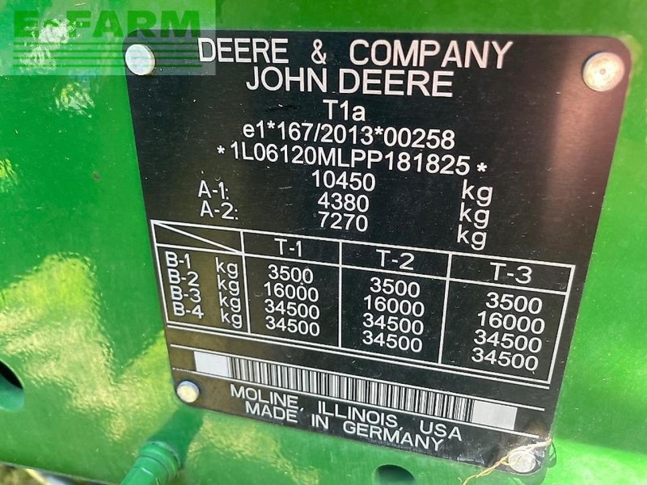 Tracteur agricole John Deere 6120m: photos 19