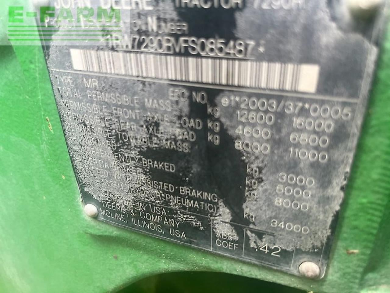 John Deere 7290r - Tracteur agricole: photos 1 John Deere 7290r - Tracteur agricole: photos 1