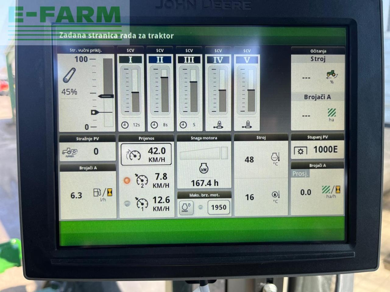 Tracteur agricole John Deere 8rx410: photos 15