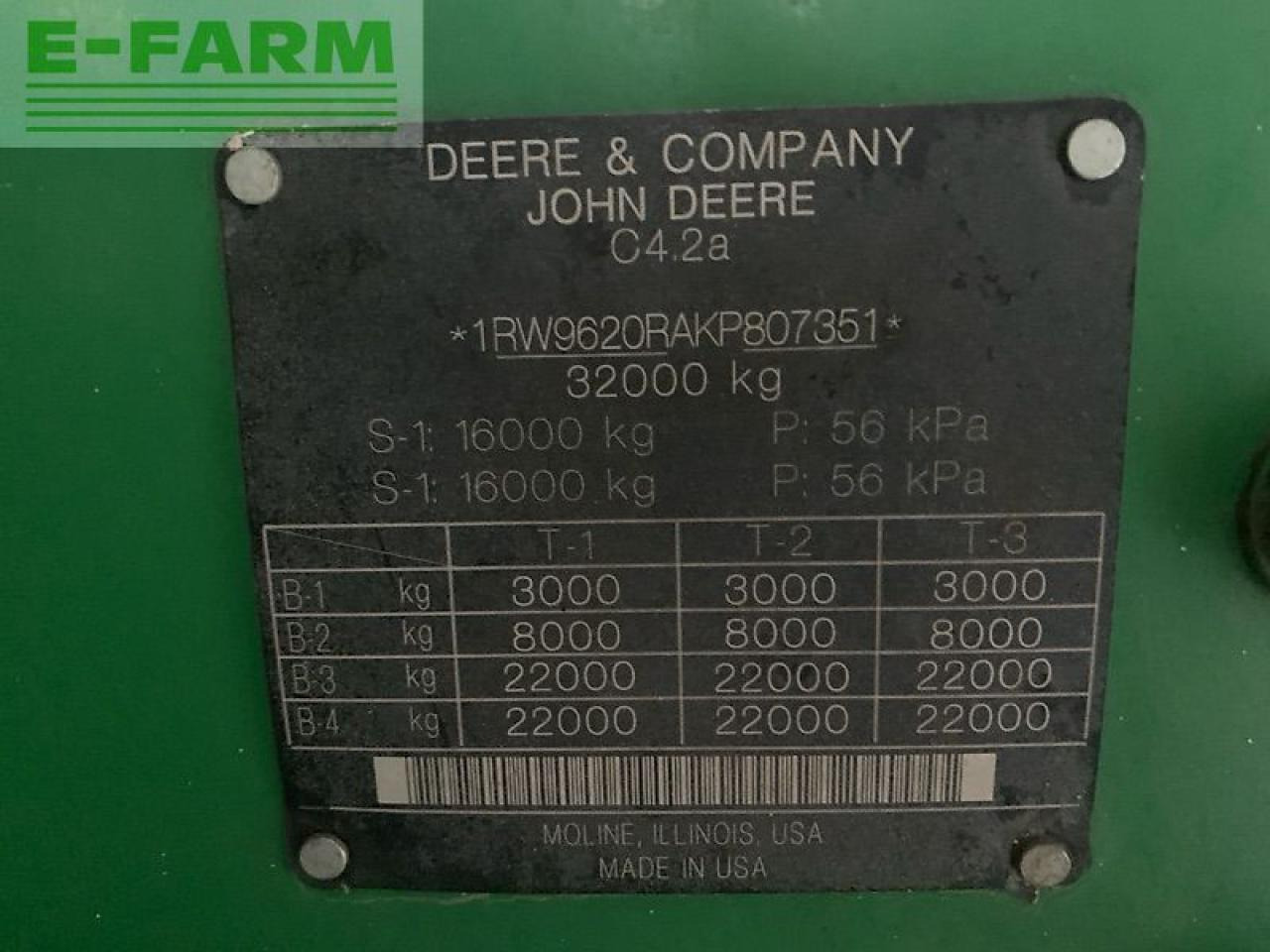 Tracteur agricole John Deere 9620rx: photos 11