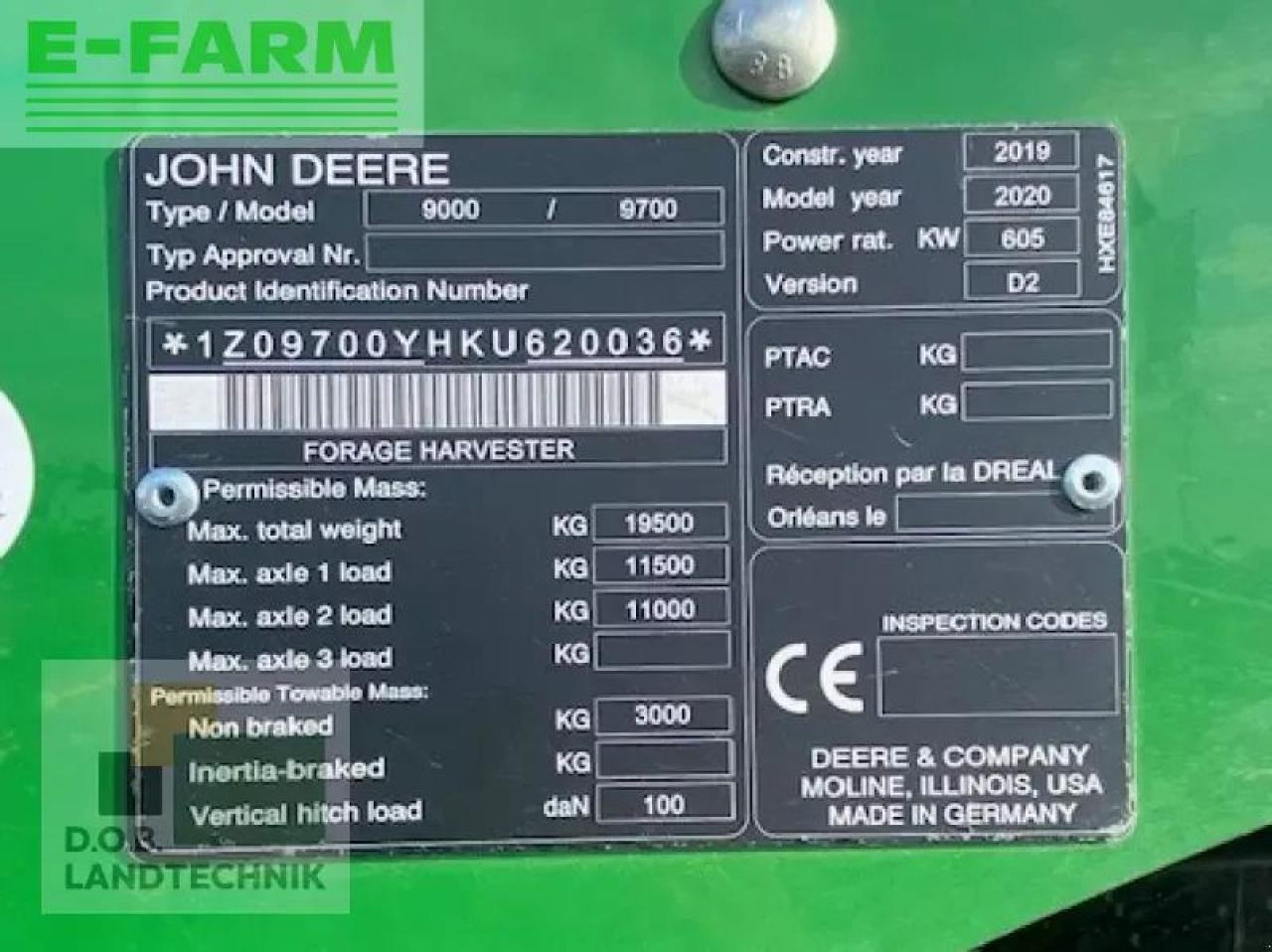 John Deere 9700i prodrive 40km/h - Ensileuse: photos 4 John Deere 9700i prodrive 40km/h - Ensileuse: photos 4