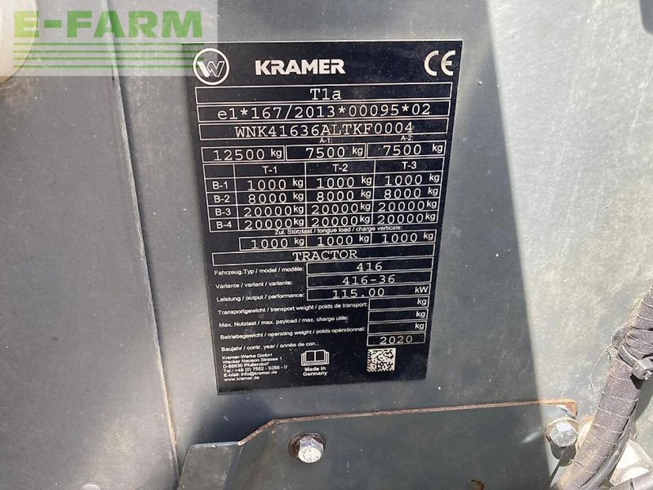 Chariot télescopique Kramer kt559: photos 22 Chariot télescopique Kramer kt559: photos 22