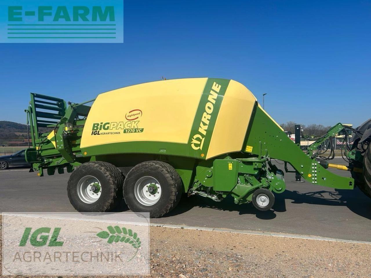 Krone big pack 1270 vc v-knoter - Presse à balles cubiques: photos 2 Krone big pack 1270 vc v-knoter - Presse à balles cubiques: photos 2