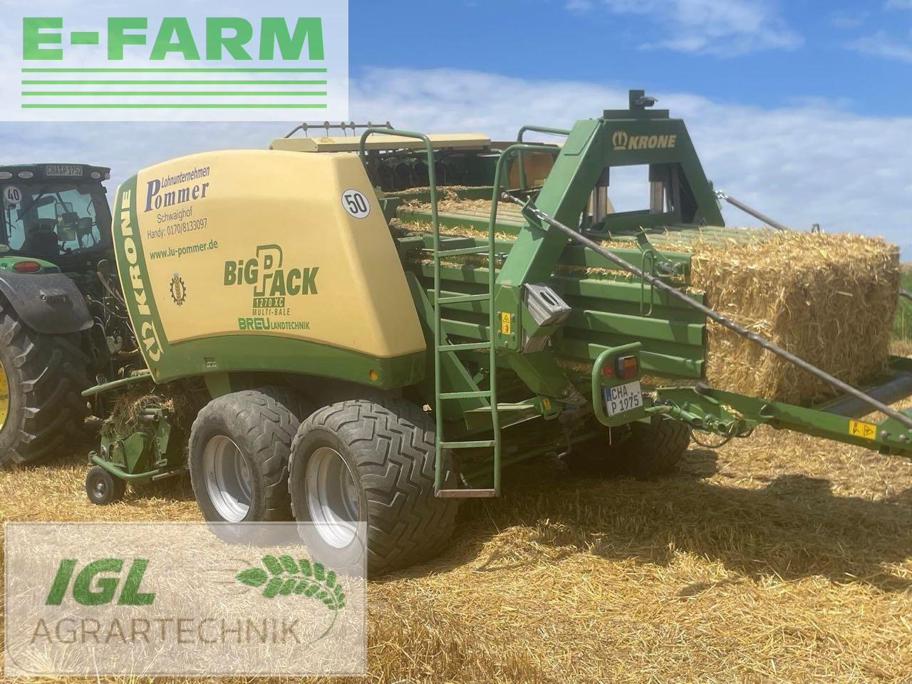 Krone big pack 1270 xc multi bale - Presse à balles cubiques: photos 2 Krone big pack 1270 xc multi bale - Presse à balles cubiques: photos 2