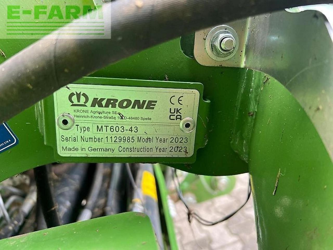 Krone ec b 1050 cv - Faucheuse: photos 5 Krone ec b 1050 cv - Faucheuse: photos 5