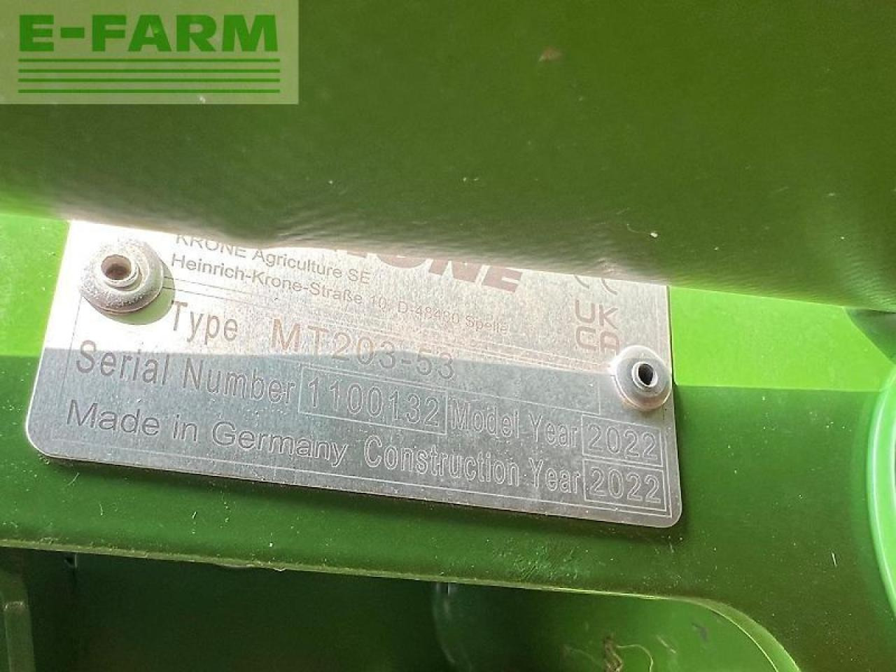 Krone ec f 400 cv fold - Faucheuse: photos 4 Krone ec f 400 cv fold - Faucheuse: photos 4