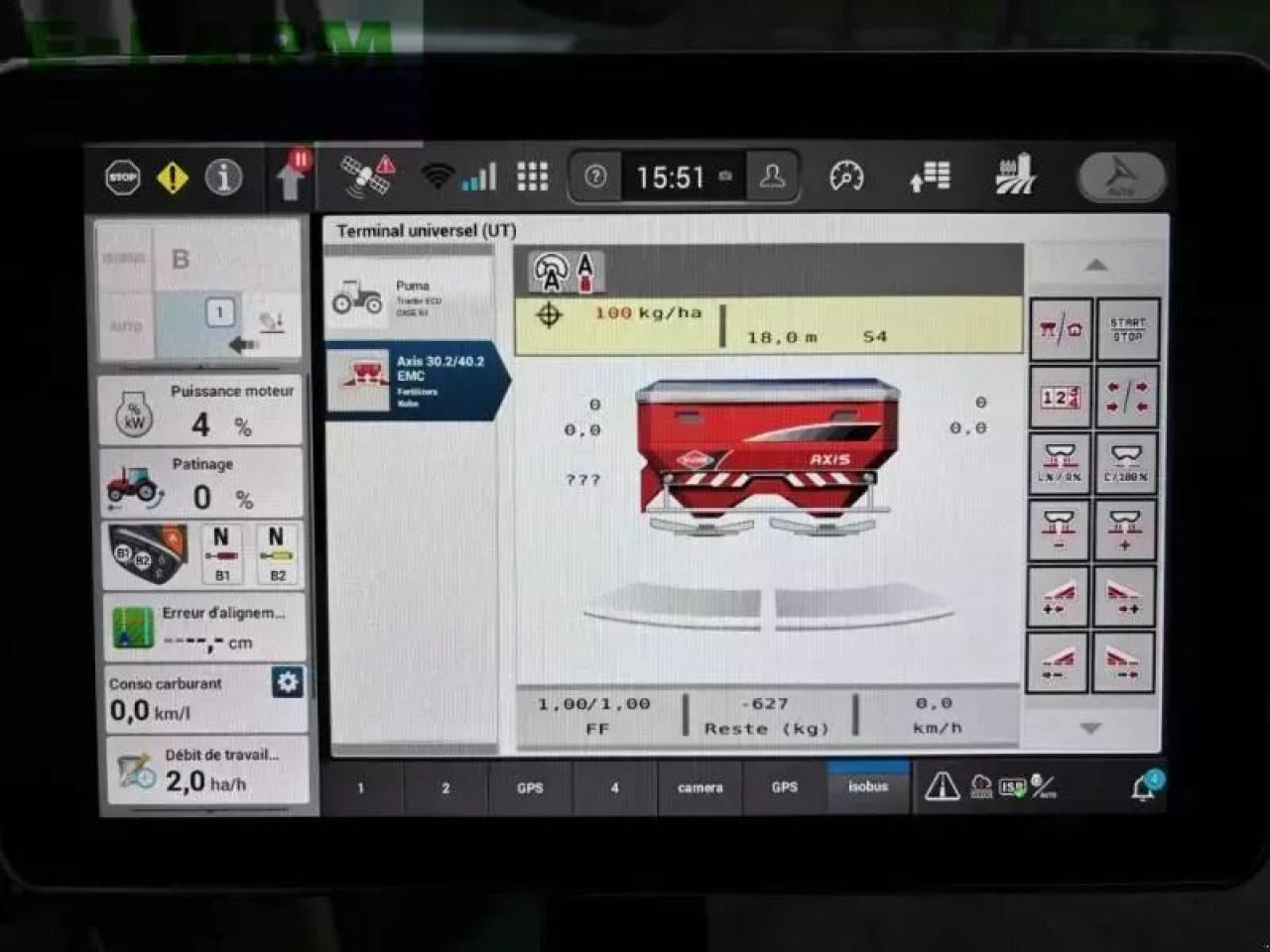 Kuhn axis 40.2 - Distributeur d'engrais: photos 4 Kuhn axis 40.2 - Distributeur d'engrais: photos 4