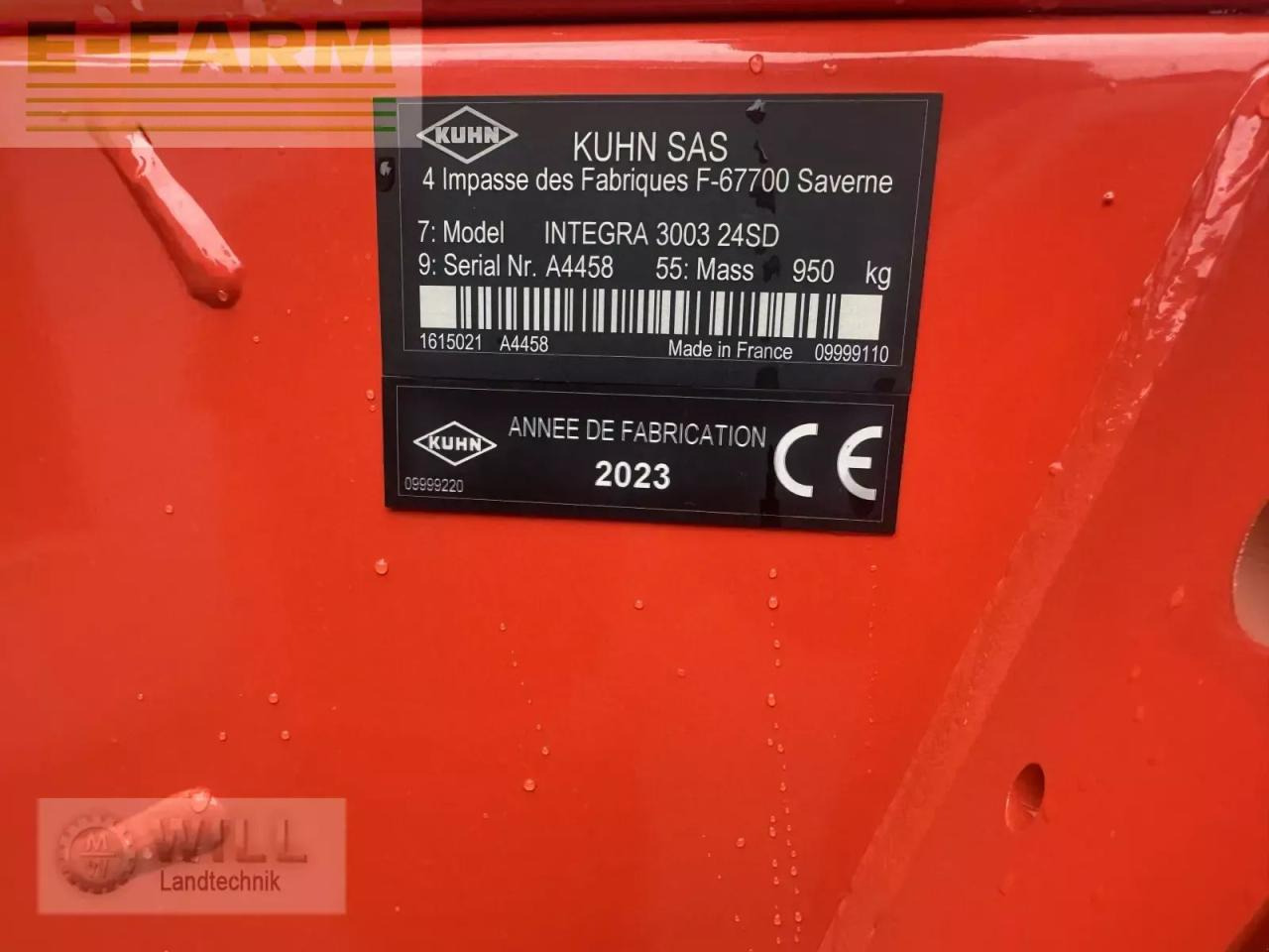 Kuhn combiliner integra - Combiné de semis: photos 4 Kuhn combiliner integra - Combiné de semis: photos 4