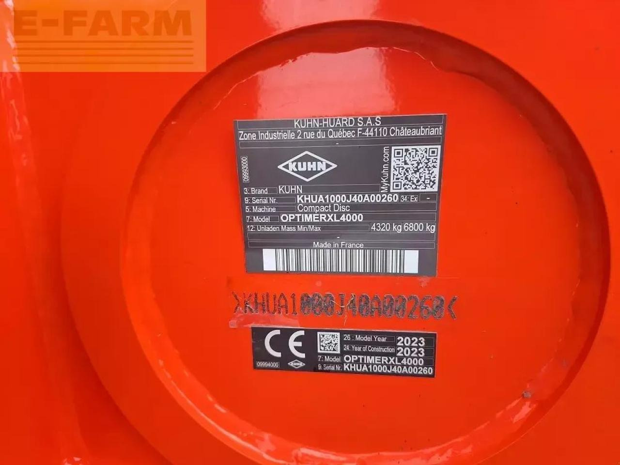 Kuhn optimer xl4000 - Cover crop: photos 5 Kuhn optimer xl4000 - Cover crop: photos 5
