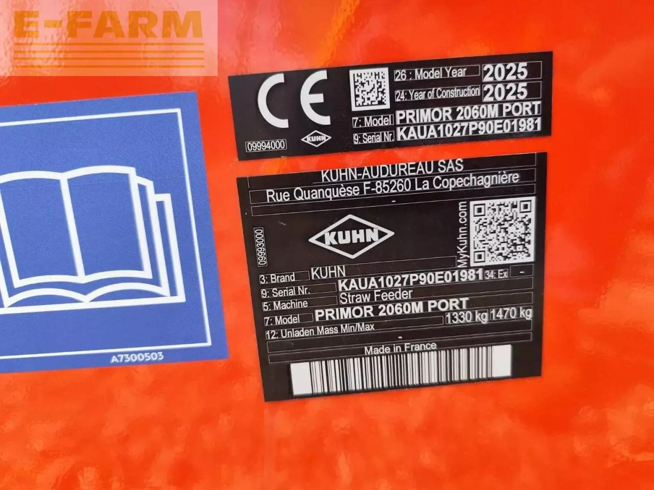 Kuhn primor 2060 m - Matériel d'ensilage: photos 5 Kuhn primor 2060 m - Matériel d'ensilage: photos 5