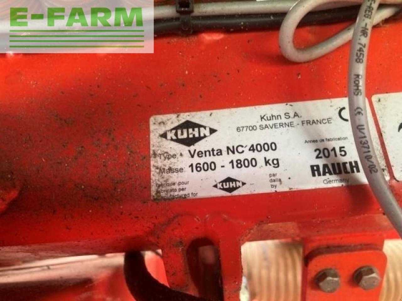 Combiné de semis Kuhn venta nc 4000 & hr 4004: photos 6