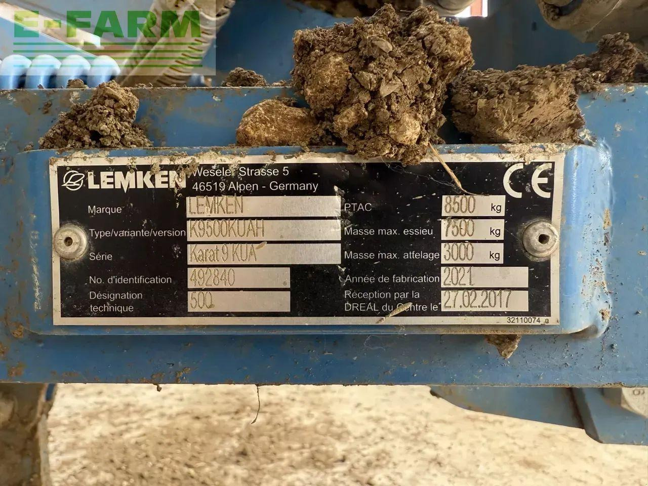Bineuse Lemken karat 9: photos 6