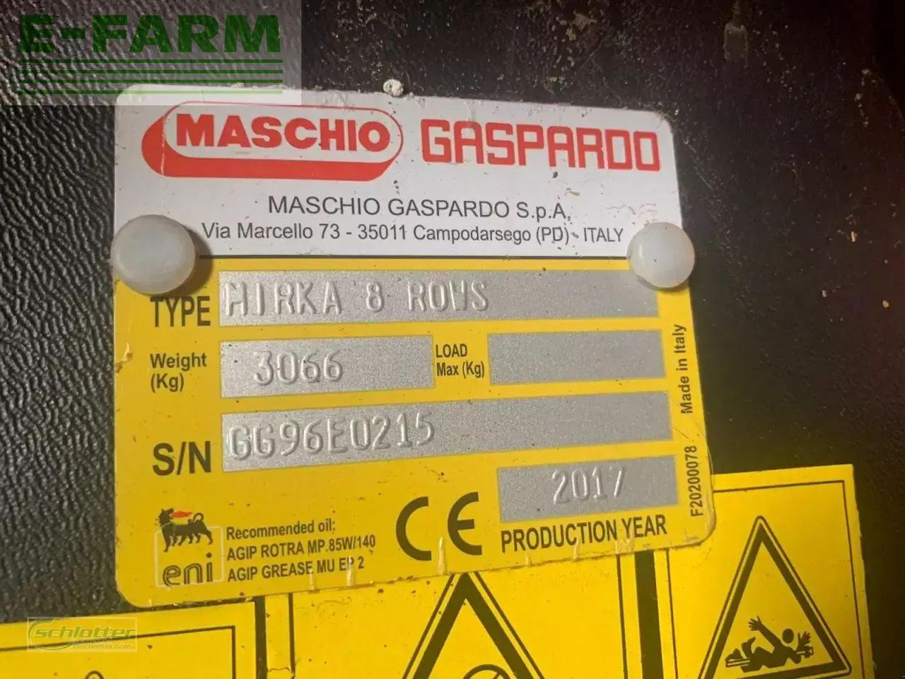 Maschio mirka 8 reihen - Semoir monograine: photos 2 Maschio mirka 8 reihen - Semoir monograine: photos 2
