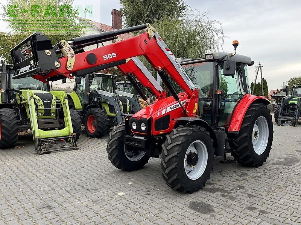 Massey Ferguson 5455 dyna-4 + massey ferguson 955 - Tracteur agricole: photos 1 Massey Ferguson 5455 dyna-4 + massey ferguson 955 - Tracteur agricole: photos 1