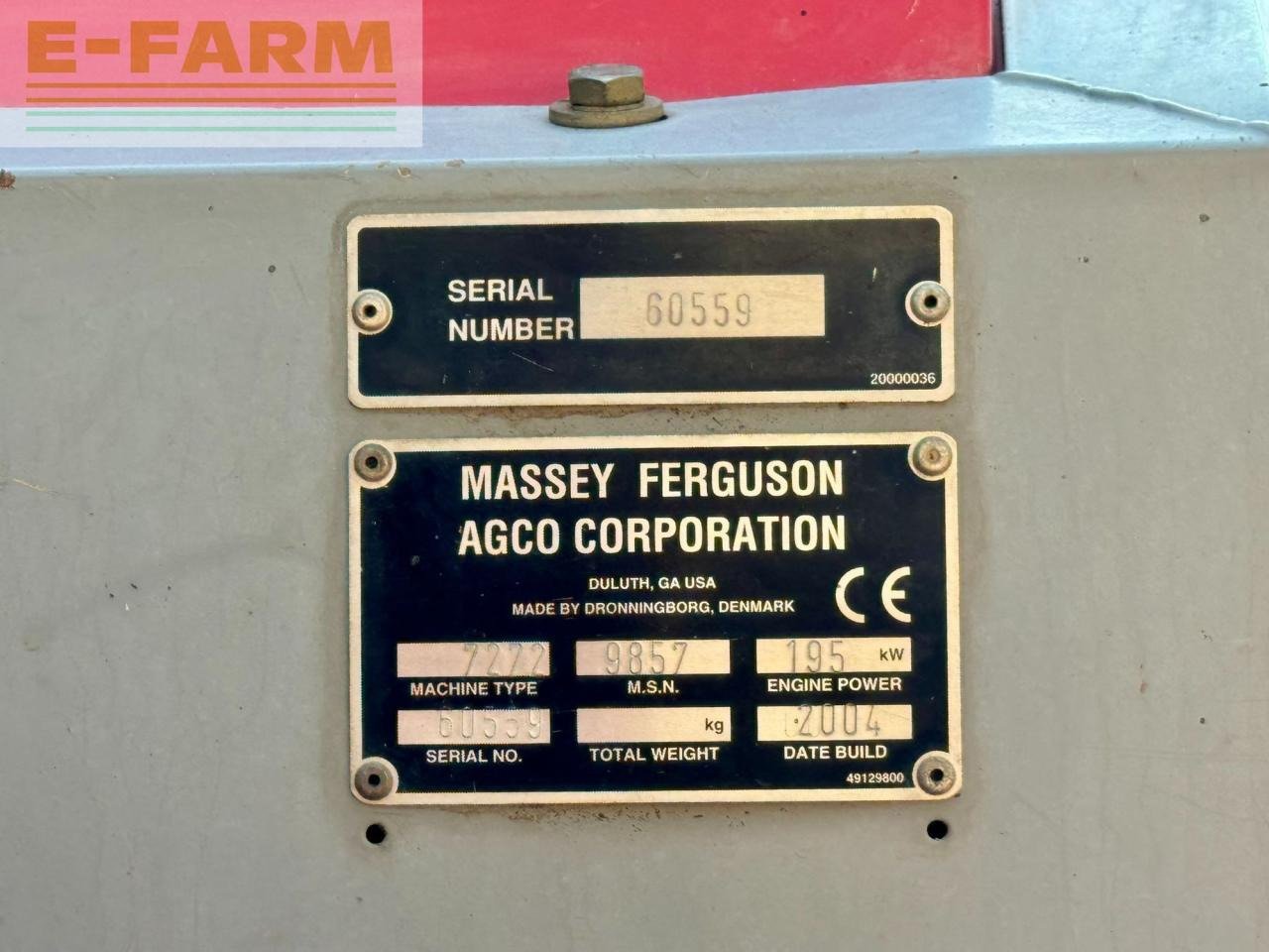 Massey Ferguson 7272 Cerea - Moissonneuse-batteuse: photos 4 Massey Ferguson 7272 Cerea - Moissonneuse-batteuse: photos 4
