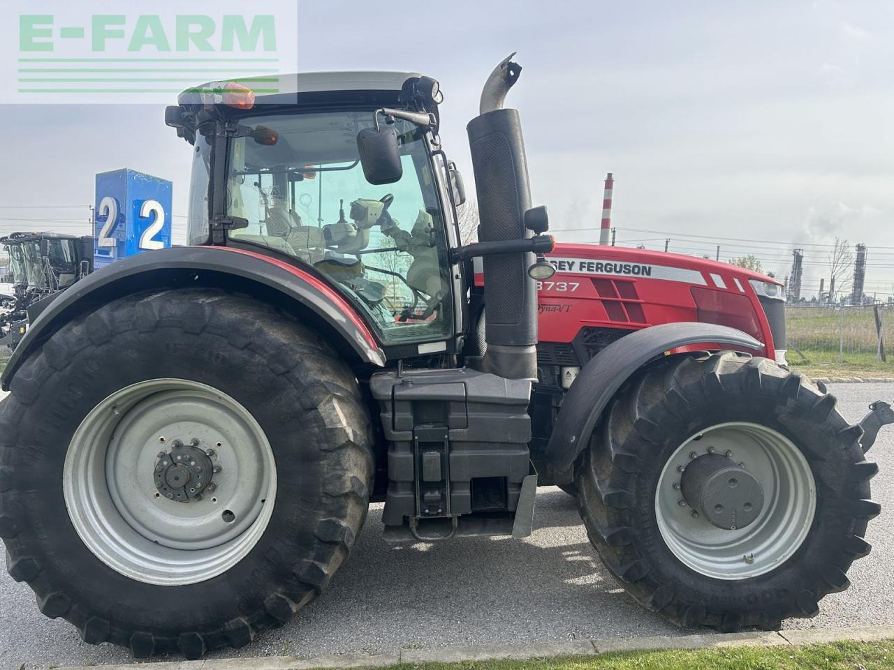 Tracteur agricole Massey Ferguson mf 8737: photos 9
