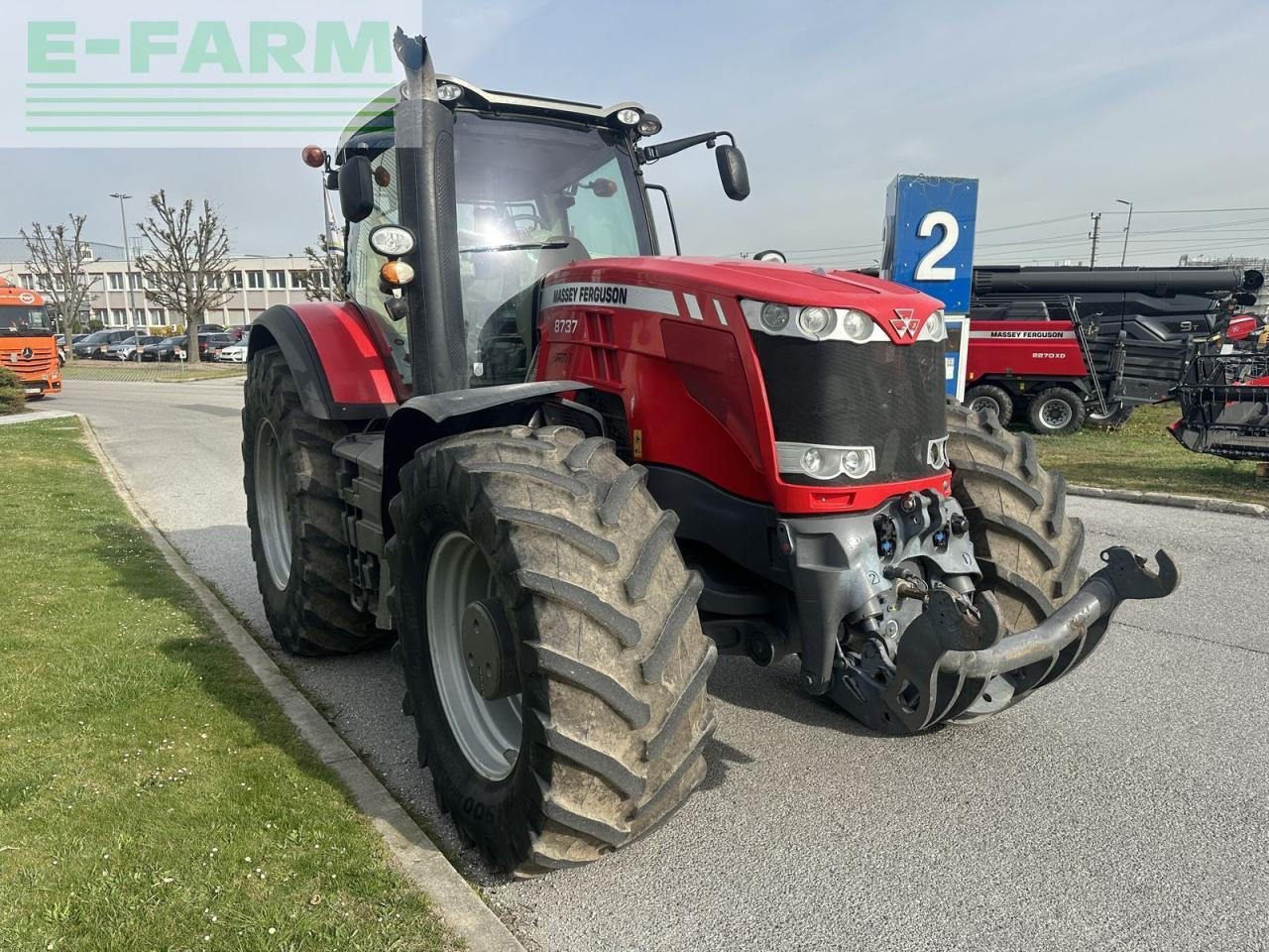 Massey Ferguson mf 8737 - Tracteur agricole: photos 1 Massey Ferguson mf 8737 - Tracteur agricole: photos 1