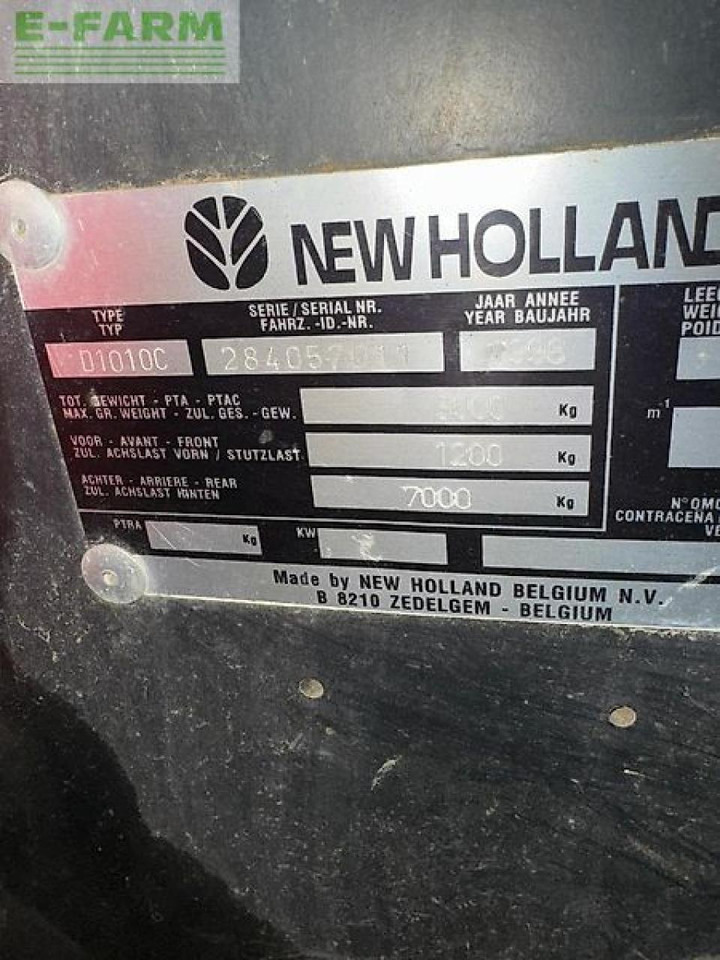 New Holland d1010 - Presse à balles cubiques: photos 5 New Holland d1010 - Presse à balles cubiques: photos 5