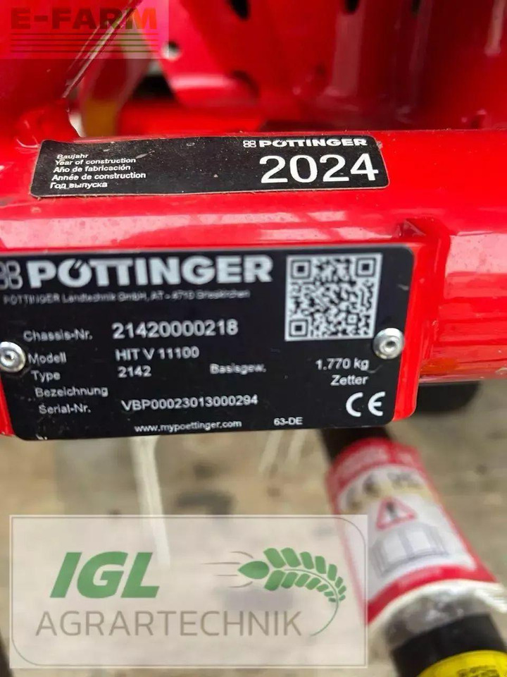 Pöttinger hit v 11100 - Faneuse: photos 5 Pöttinger hit v 11100 - Faneuse: photos 5