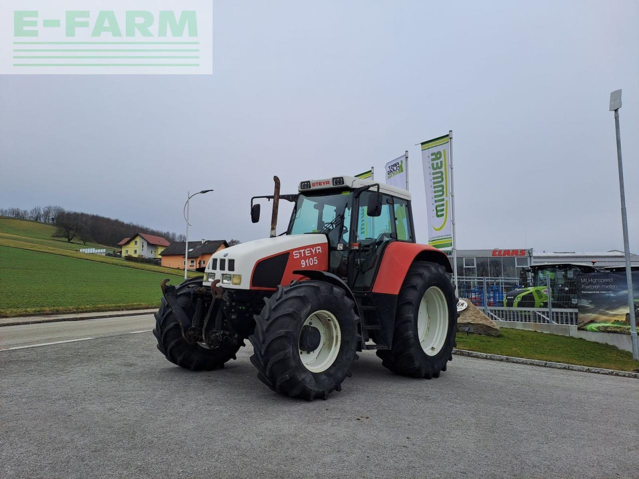 Steyr 9105 - Tracteur agricole: photos 1 Steyr 9105 - Tracteur agricole: photos 1