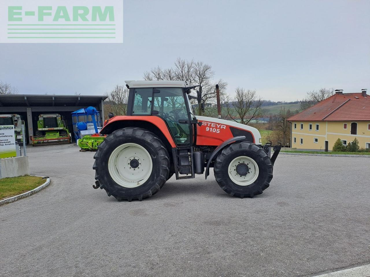 Steyr 9105 - Tracteur agricole: photos 3 Steyr 9105 - Tracteur agricole: photos 3