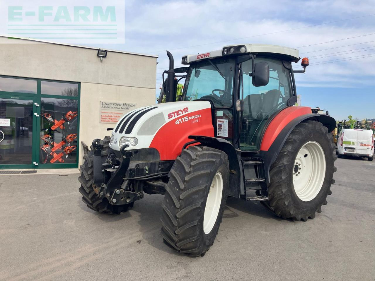 Steyr profi 4115 - Tracteur agricole: photos 1 Steyr profi 4115 - Tracteur agricole: photos 1