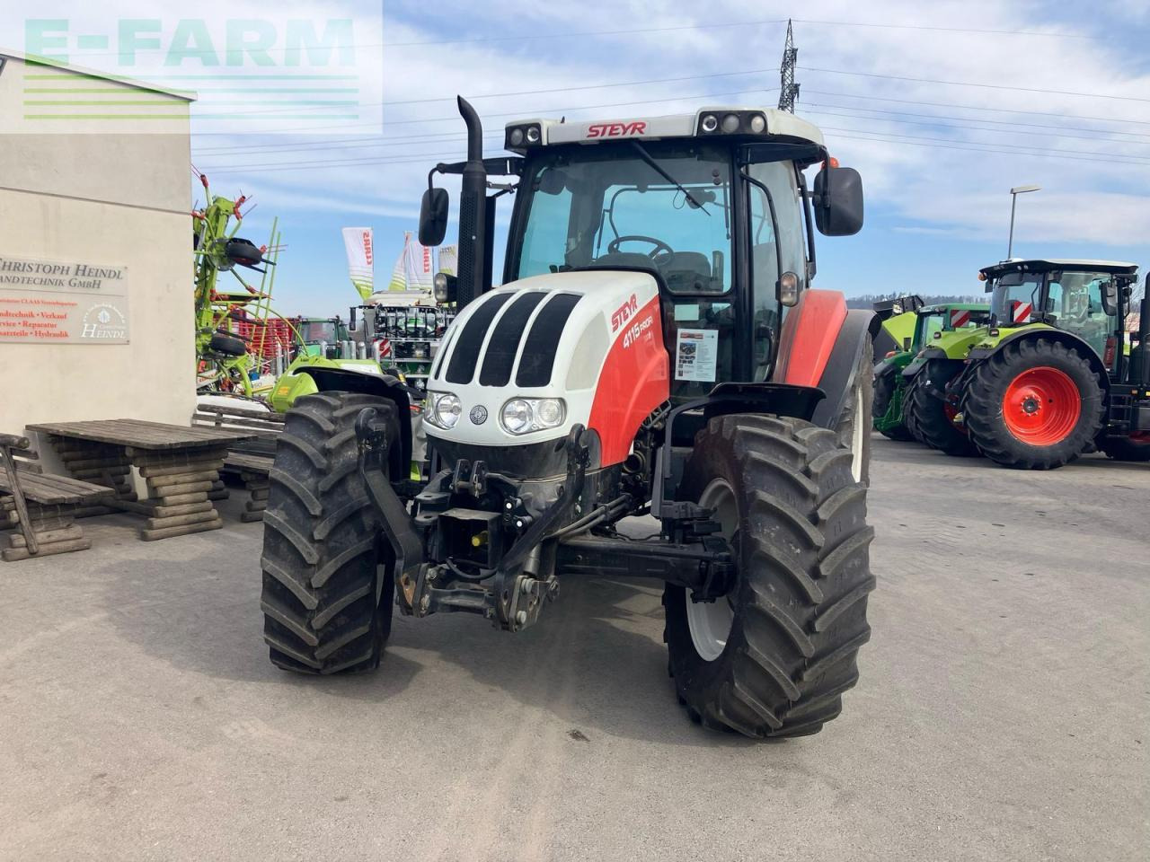 Steyr profi 4115 - Tracteur agricole: photos 2 Steyr profi 4115 - Tracteur agricole: photos 2
