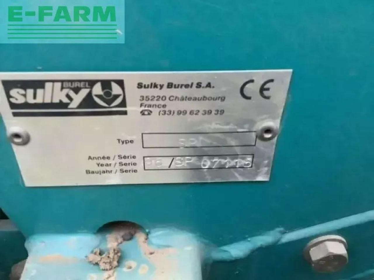 Sulky Burel combine sulky - Semoir monograine: photos 5 Sulky Burel combine sulky - Semoir monograine: photos 5