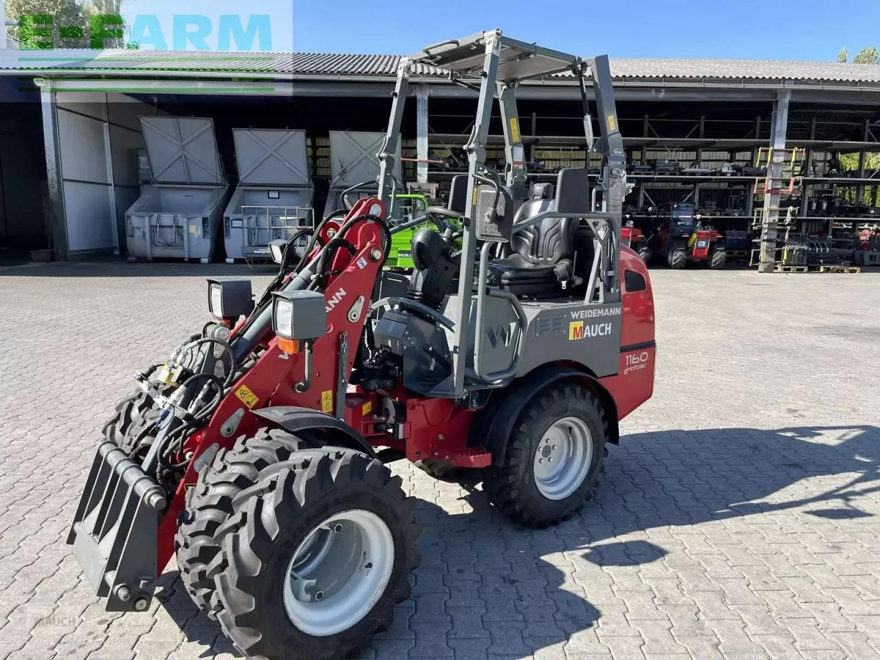 Weidemann 1160e mit 350h, klappdach, straßenzulassung - Chargeuse sur pneus: photos 1 Weidemann 1160e mit 350h, klappdach, straßenzulassung - Chargeuse sur pneus: photos 1