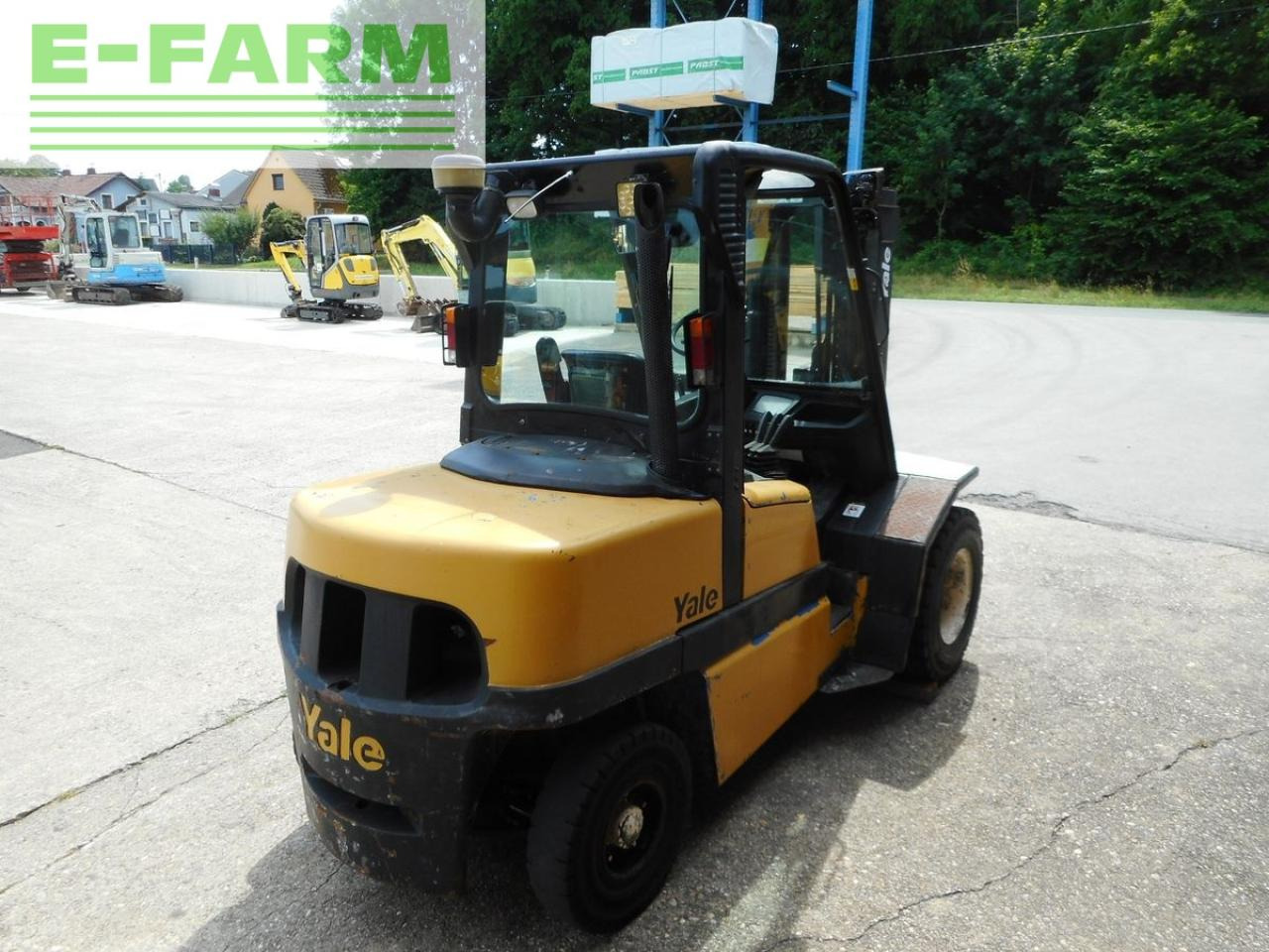 Yale gdp45mj ( triplex 4,3m + ss + zwillingsreifen ) - Chariot élévateur: photos 4 Yale gdp45mj ( triplex 4,3m + ss + zwillingsreifen ) - Chariot élévateur: photos 4