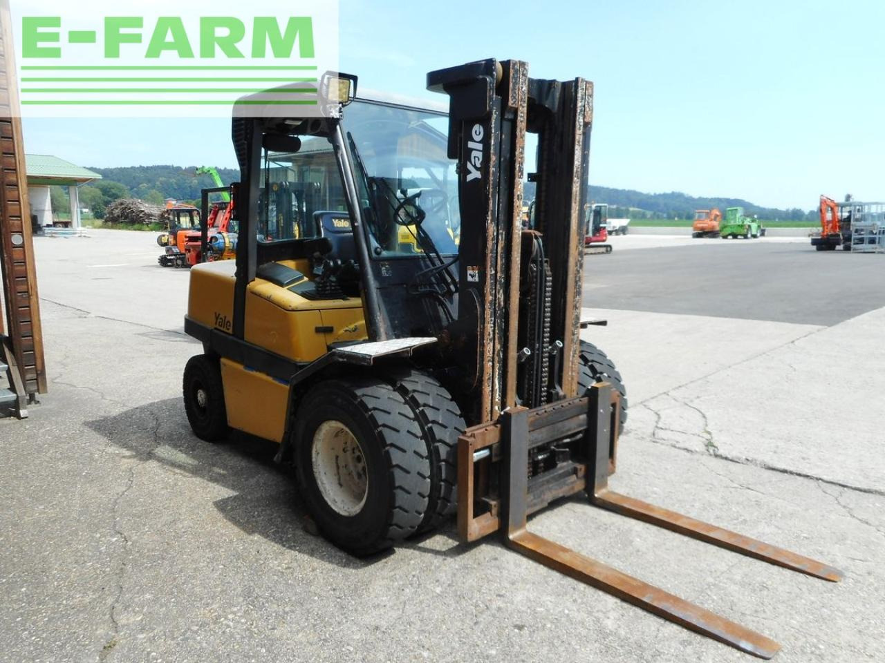 Yale gdp45mj ( triplex 4,3m + ss + zwillingsreifen ) - Chariot élévateur: photos 5 Yale gdp45mj ( triplex 4,3m + ss + zwillingsreifen ) - Chariot élévateur: photos 5