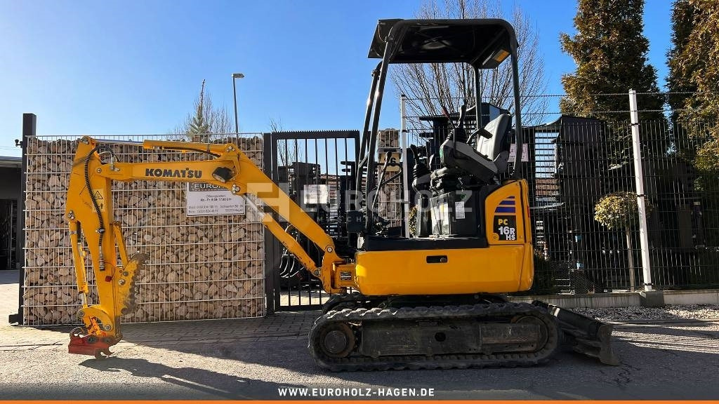 Komatsu Minibagger PC 16 R-3HS, Schnellwechsler MS01 - Mini pelle: photos 2 Komatsu Minibagger PC 16 R-3HS, Schnellwechsler MS01 - Mini pelle: photos 2