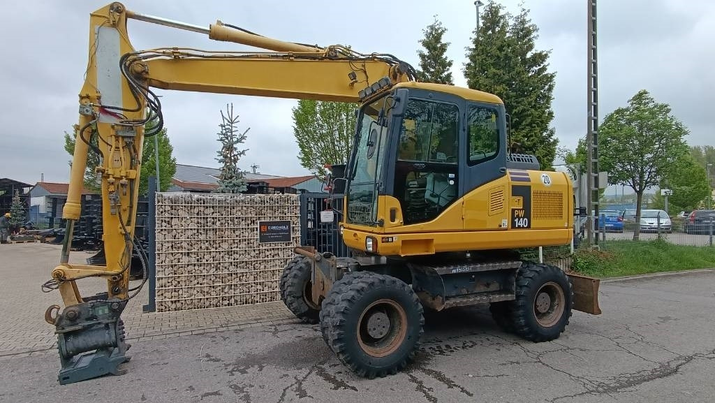 Komatsu PW 140 Mobilbagger Powertilt Schnellwechsler MS 10 - Pelle sur pneus: photos 2 Komatsu PW 140 Mobilbagger Powertilt Schnellwechsler MS 10 - Pelle sur pneus: photos 2