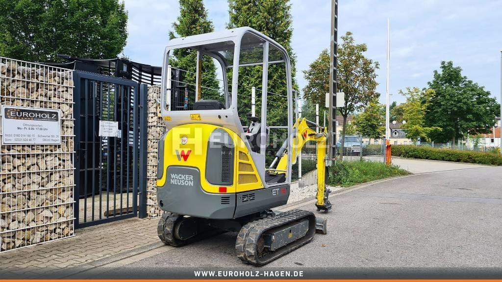 Wacker Neuson Minibagger ET16, Schnellwechsler MS01, Schutzdach - Mini pelle: photos 5 Wacker Neuson Minibagger ET16, Schnellwechsler MS01, Schutzdach - Mini pelle: photos 5