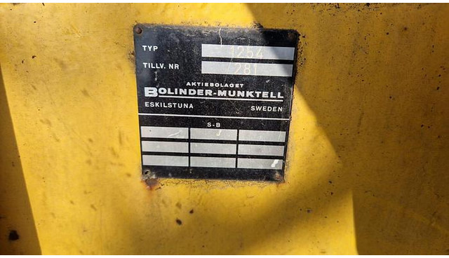 Chargeuse sur pneus Volvo BM 1254 Oltimer Radlader: photos 12