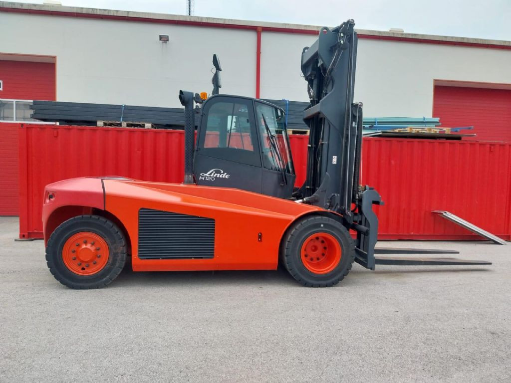 Linde H120 - Chariot élévateur diesel: photos 1 Linde H120 - Chariot élévateur diesel: photos 1