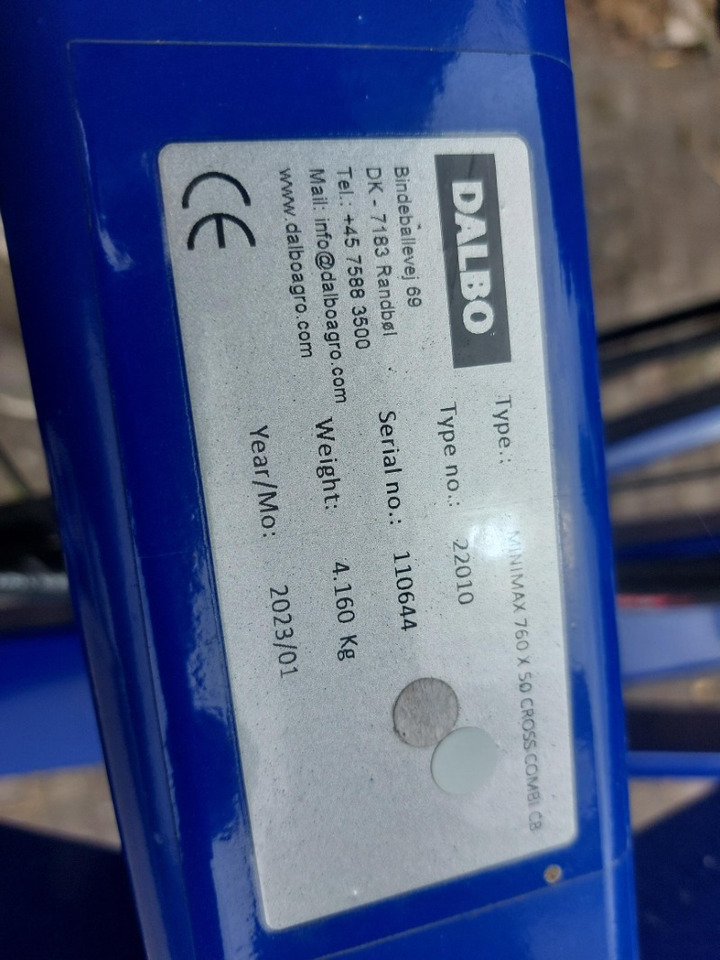 Dalbo Minimax 760 X50 Cross Combi - Rouleau agricole: photos 2 Dalbo Minimax 760 X50 Cross Combi - Rouleau agricole: photos 2