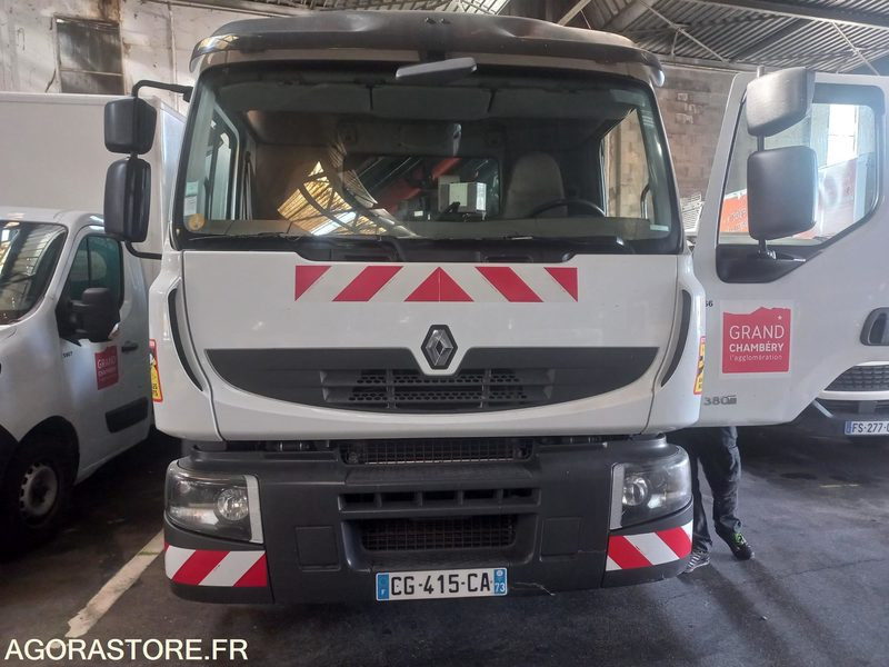 BOM GRUE Renault PREMIUM 26T / benne Geesinknorba grue Palfinger (ref. BT66) - Benne à ordures ménagères: photos 1 BOM GRUE Renault PREMIUM 26T / benne Geesinknorba grue Palfinger (ref. BT66) - Benne à ordures ménagères: photos 1