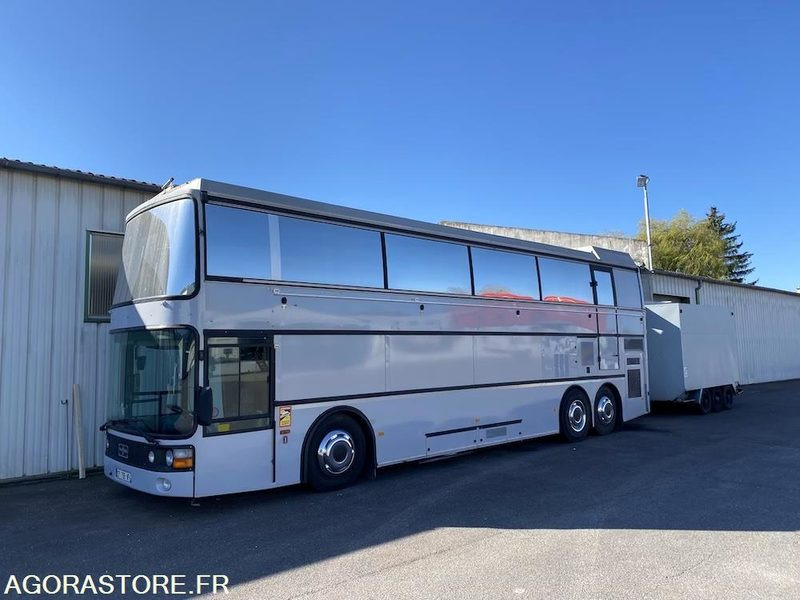 BUS VIP DOUBLE ETAGE MOTORHOMEVIP VANHOOL + REMORQUE + AUVENT DE RECEPTION - Bus à impériale: photos 1 BUS VIP DOUBLE ETAGE MOTORHOMEVIP VANHOOL + REMORQUE + AUVENT DE RECEPTION - Bus à impériale: photos 1
