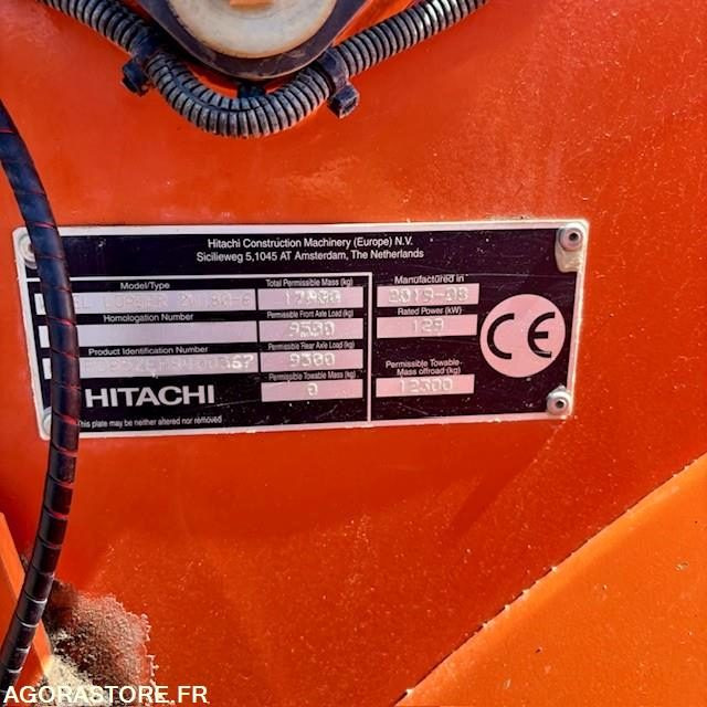 CHARGEUR HITACHI ZW180-6 2019 9270 HEURES - Chargeuse: photos 5 CHARGEUR HITACHI ZW180-6 2019 9270 HEURES - Chargeuse: photos 5